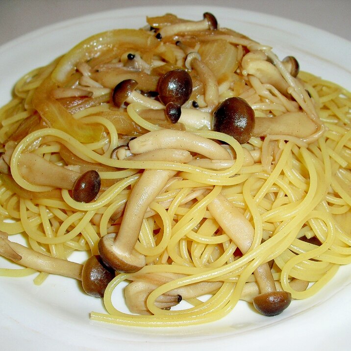 和風♪我が家の“きのこと玉ねぎのパスタ”